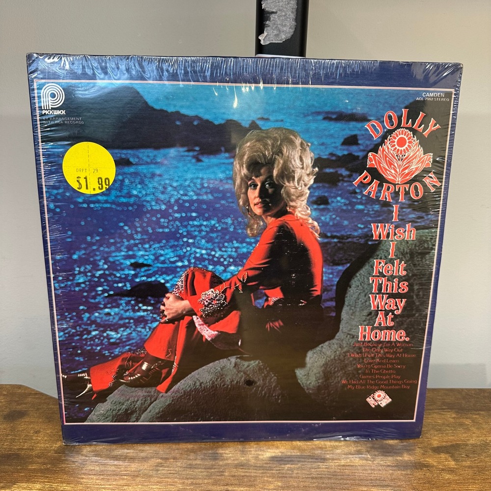 NEW Dolly Parton I Wish I Felt This Way At Home Vinyl LP 1975 Pickwick ACL-7002